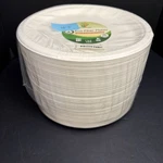 10 INCH-150 Pack Compostable Paper Plates Natural Sugarcane Bagasse Fiber New. Price: $25.00.