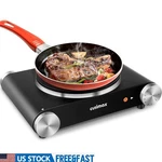 1500W Portable Electric Hot Plate Compact Cooking Burner Suitable All Cookware New. Price: $64.29.