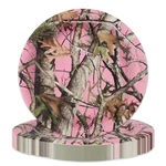 Havercamp Pink Camo 9" (24 Pack)! Lg. Round Dinner Plates. Cam... New. Price: $26.67.