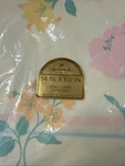 Vintage Hallmark Table Cover 54" X 102" Paper Cloth Garden Reflections New. Price: $15.00.