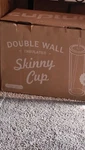 Cupture Double Wall Insulated Clear Plastic Cups 18 Oz Pack With Straws New. Price: $35.00.