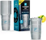 Top Aluminum Recyclable Party Cups, 20 Oz. Cup, 10 Per Pack Ball New. Price: $27.45.