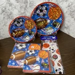 Vtg Amscan Action Sports Party Supplies Lot Plates Napkins Loot Bags (56PIECE) New. Price: $30.00.