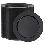 100PCS Black Plastic Dessert Plates, Disposable Salad Plate, Premium Hard Fan... New. Price: $37.59.