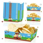 24PCS Super Brother Paper Food Trays Bros Birthday Party Supplies New. Price: $19.98.