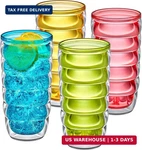 Amazing Abby Arctic 24-OUNCE Insulated Plastic Tumblers (set Of 4), Double-w New. Price: $64.16.