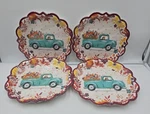 4 Packs The Pioneer Woman Pumpkin Dog Truck Dinner Plate; 32 Ct.; 11.5" New. Price: $13.11.