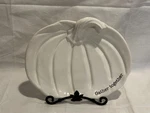 Mud Pie Gather Together Pumpkin Plate New. Price: $16.95.