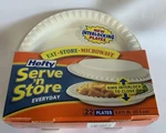 Hefty Interlocking Serve Store Plates 8.875 Diameter New Lot Of 22 2004. Price: $31.99.