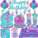 Yingoto 170 Pcs Gymnastics Birthday Party Decorations, Serves 20 Guests, With Ba New. Price: $41.42.