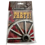 Unique Birthday Party Invitations Western Theme Horseshoe Rsvp 8 Pack Envelopes New. Price: $5.94.