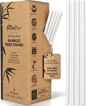 Ecopreps Biodegradable Bamboo 150PC White Fiber (150 Straws), New. Price: $19.70.