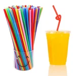 Tomnk 100PCS Disposable Flexible Plastic Straws 12.8 Inches Extra Long Bendy ... New. Price: $8.59.