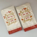 Fall Guest Towel Napkins 2PLY Paper Dining Bathroom Friends Family 40CT New. Price: $14.14.