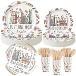 Zhehao 168 Pcs Book Theme Party Tableware Club Birthday Supplies L... New. Price: $34.34.