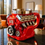 V8 Engines Stainless Steel Coffee Mug Creative Resin Water Cup Funny V6 New. Price: $27.53.