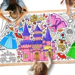 Gatherfun Princess Party Giant Coloring Poster - 31.5 X 72 Inches Versatile... New. Price: $17.34.