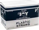 500-PACK Plastic Straws- 7.75 Inches Long, Drinking Straws, Standard Size,bulk New. Price: $14.07.