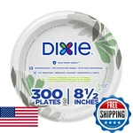 Dixie Pathways 8.5" Medium-weight Disposable Paper Plates, Count (UX9P300) New. Price: $63.18.
