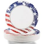 48PCS 4TH Of July Patriotic Party Paper 7 American Flag Dessert New. Price: $18.49.