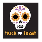 Design Day Dead Beverage Napkin Multicolor Jade Halloween New. Price: $16.99.