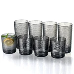 15OZ And 22OZ Grey Acrylic Glasses Drinkware (set Of 8), Honeycomb Stackable ... New. Price: $37.96.