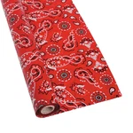 Fun Express 40" 100 Ft. Red Bandana Plastic Tablecloth Roll New. Price: $23.43.