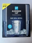 Ball Aluminum Recyclable Party Cups - 16OZ/24PK Brand New Sealed. Price: $29.99.