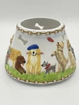 Vintage Dog Puppy Candle Topper Cover Shade Cute Fun Lovers 5 Inches Used. Price: $40.00.