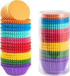 Bright Rainbow Standard Cupcake Liners Solid Colorful Paper Baking New. Price: $14.50.