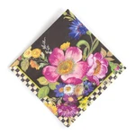 Mackenzie Childs Black Flower Market Courtly Check Cocktail Paper Napkin 20/PACK New. Price: $14.00.