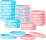 Hicarer 30 Pieces Gender Reveal Bracelets Team Silicone Rubber Idea Wr New. Price: $12.35.