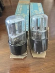 Nos Match Pair Arcturus Round Plate 12AH7GT VT-207 Audio Tubes Open. Price: $40.00.