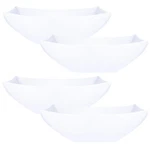 Disposable 64 Ounce Square Serving Bowls, Party Snack Or Salad Bowl, Large Pl... New. Price: $24.99.