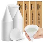 Roshtia 800 Pcs Paper Cone Cups Thicken Disposable For Shaved Ice, ... New. Price: $52.99.