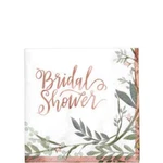 Amscan Floral Greenery Bridal Shower Beverage Napkins 16CT Pack Of 2 New. Price: $11.99.