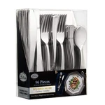 Plastic Silverware Set 96 To 288PCS Disposable Cutlery Utensils For Party New. Price: $31.48.