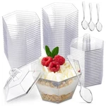 Oasis Creations Hexagonal Mini Of 40, 1 Case (8 Packs), Transparent New. Price: $20.35.