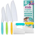 Tovla Jr. Kids' Cutting Set Montessori Safe Kitchen Knives For Cooking Kit... New. Price: $26.03.