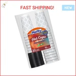 Hefty Paper Disposable Hot Cups With Lids, 16 Ounce, 20 Count New. Price: $12.50.