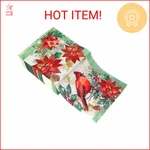 Iconikal Disposable Paper Dinner Party Napkins, Cardinal Poinsettia, 75-COUNT New. Price: $13.99.