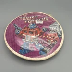 Vintage 1984 Unique Transformers Party Plates Sealed Package Hasbro Read New. Price: $9.99.