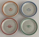 Set Of 4 Premier Classe 1978 Tip Plates Small Vintage 5 Titanic QE2 ++ Used. Price: $39.99.