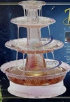 Rival Beverage Fountain 2.5 Gal. Party Wedding Dazzle 12 Cups & Ladle Rose Used. Price: $80.00.