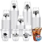 Eaasty 100 Pcs 12OZ Graduation Cups 2026 Disposable Plastic For Class Of New. Price: $51.65.