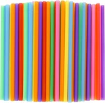 Tomnk 120 Pack Smoothie Straws 10.3 Inches Disposable Milkshake Plasti... New. Price: $22.38.