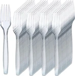 Prestee 300 Clear Plastic Forks - Fancy Silverware Count, New. Price: $50.28.