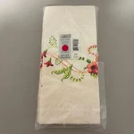 Hallmark Vintage Floral Table Cover 54X102 Cream Pink Green Leakproof 3142 New. Price: $9.47.