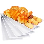 5PCS Melamine White Serving Trays For Party, Reusable DISHES,14.5 X 6.... Price: $36.45.
