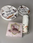 Harry Potter Party Pack 96 Pc Set Cups, Plates &cake PLATE,24 Napkins, New. Price: $24.44.